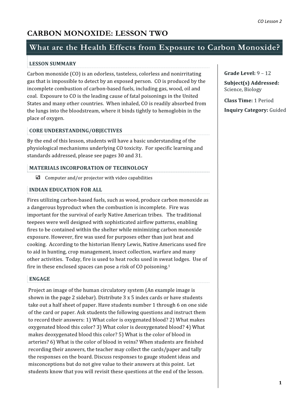 What Are the Health Effects from Exposure to Carbon Monoxide?