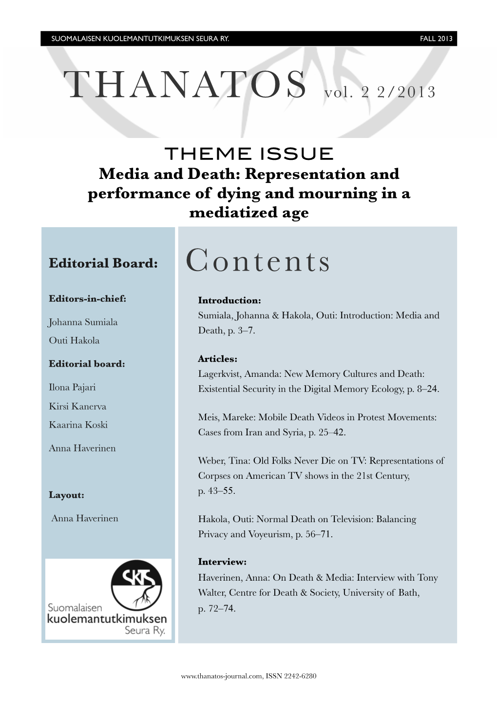 Media and Death: Representation and Performance of Dying and Mourning in a Mediatized Age