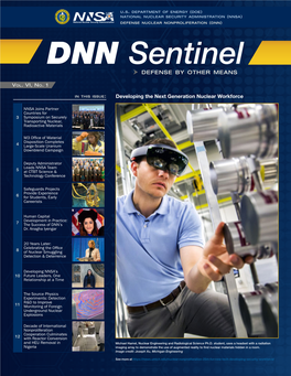 NNSA's DNN Sentinel Vol. VI, No. 1 (February 2020)