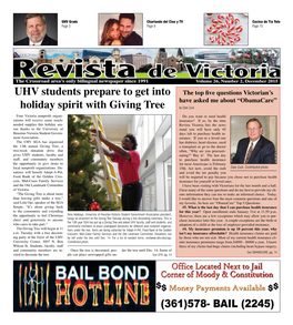 UHV Students Prepare to Get Into Holiday Spirit with Giving Tree