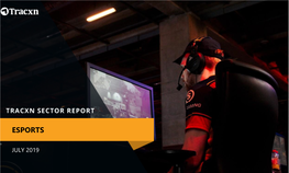July 2019 Esports Investment Overview Report