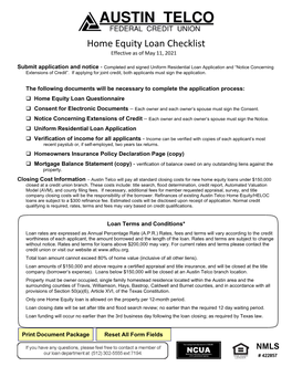 Home Equity Loan Application