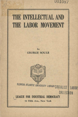 The Intellectual and the Labor Movement