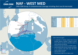 NAF - WEST MED CMA CGM Group: a Comprehensive Coverage Including Short-Sea & Intermodal