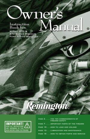 Remington 870 Super Magnum
