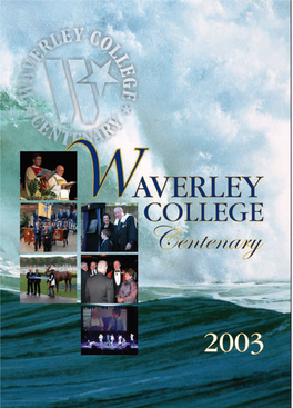 Waverley College Staff - 2003