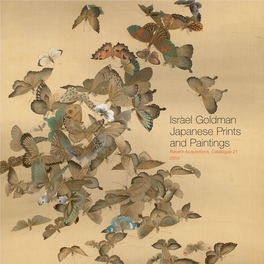 Israel Goldman Japanese Prints and Paintings
