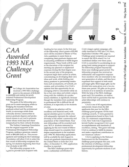May-June 1993 CAA News