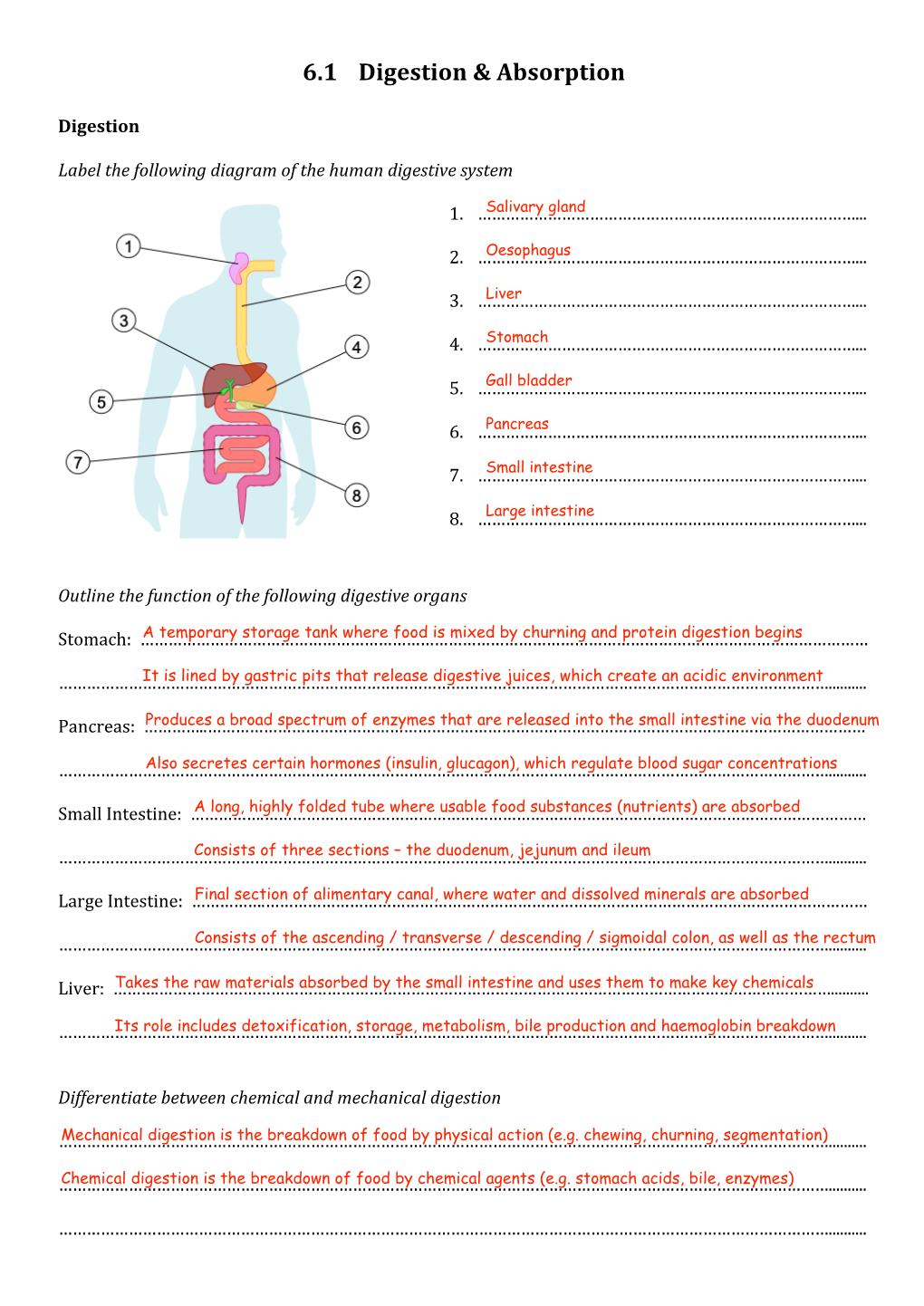 Topic 6.1 Answers