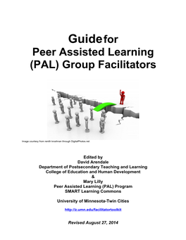 Peer Assisted Learning (PAL) Group Facilitators