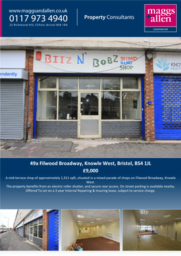 Property Consultants 49A Filwood Broadway, Knowle West, Bristol