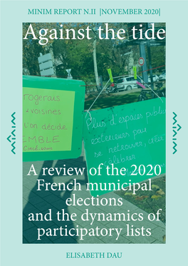 A Review of the 2020 French Municipal Elections and the Dynamics of Participatory Lists