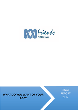 ABC Friends National Survey Final