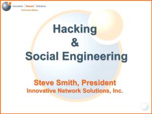 Hacking & Social Engineering