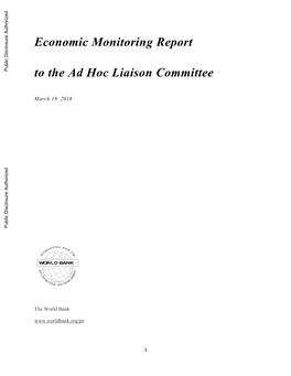 Economic Monitoring Report to the Ad Hoc Liaison Committee