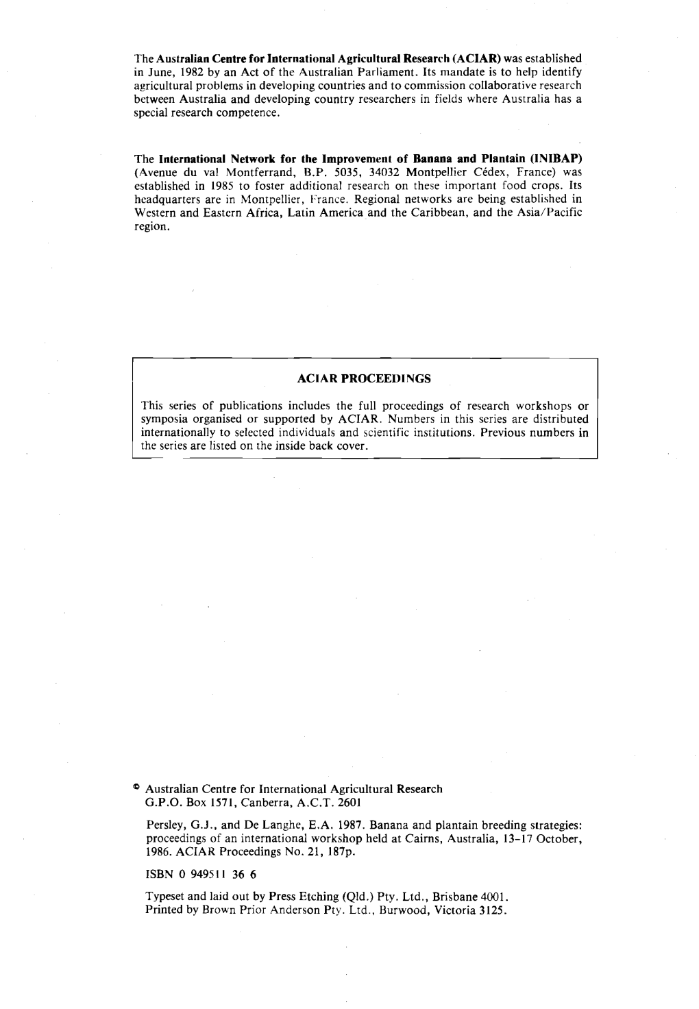 Somaclonal Variation of Bananas and Screening for Resistance to Fusarium Wilt S.C