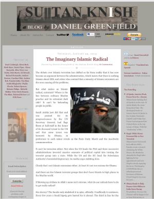 Sultan Knish: the Imaginary Islamic Radical