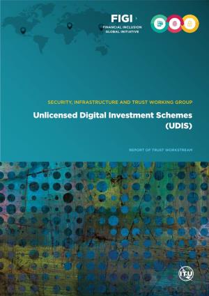 Unlicensed Digital Investment Schemes (UDIS)
