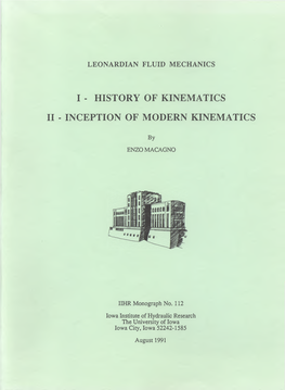 History of Kinematics