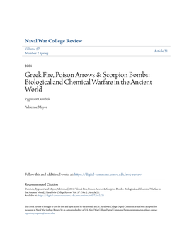 Greek Fire, Poison Arrows & Scorpion Bombs