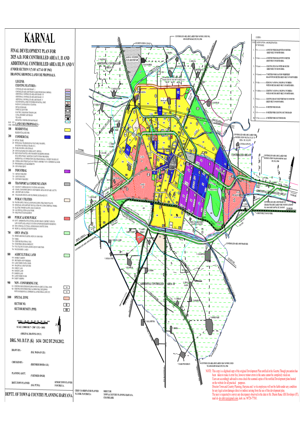 Final Development Plan for 2025 A.D. for Controlled Area I , Ii and Additional Controlled Area 