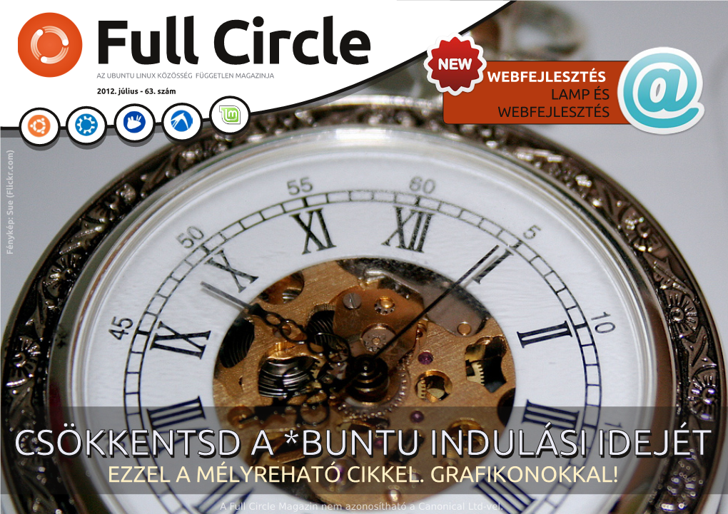 Full Circle AZ UBUNTU LINUX KÖZÖSSÉG FÜGGETLEN MAGAZINJA WEBFEJLESZTÉS 2012