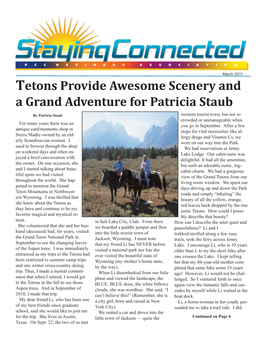 Tetons Provide Awesome Scenery and a Grand Adventure for Patricia Staub