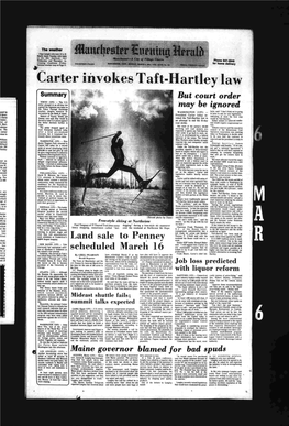 Carter Invokes Taft-Hartley Law