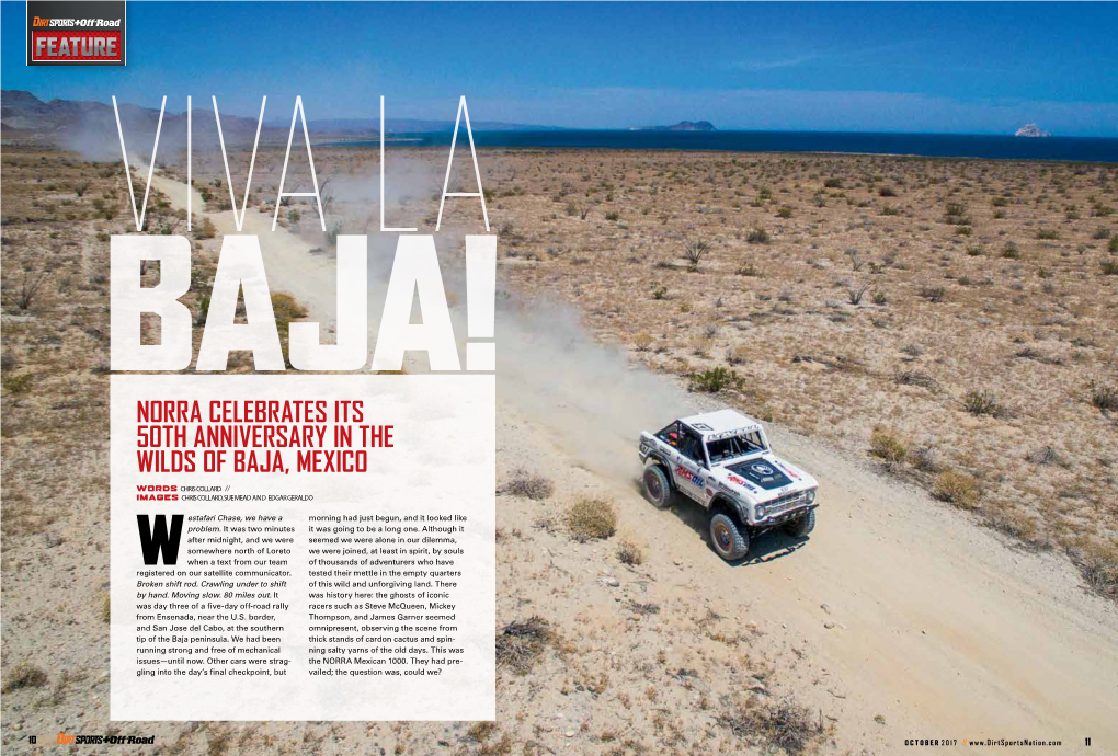 Viva La Baja! Norra Celebrates Its 50Th Anniversary in the Wilds of Baja, Mexico