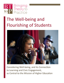 The Well-Being and Flourishing of Students