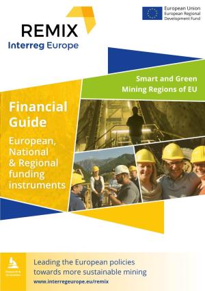 Financial Guide European, National & Regional Funding Instruments