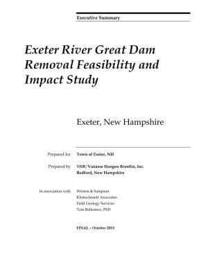Great Dam Removal Executive Summary