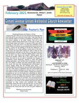 February 2021 Pastor Volume 8 Issue 10