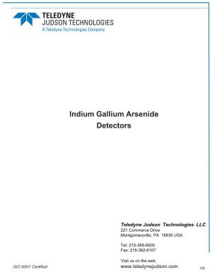 Indium Gallium Arsenide Detectors