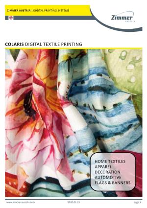 Colaris Digital Textile Printing