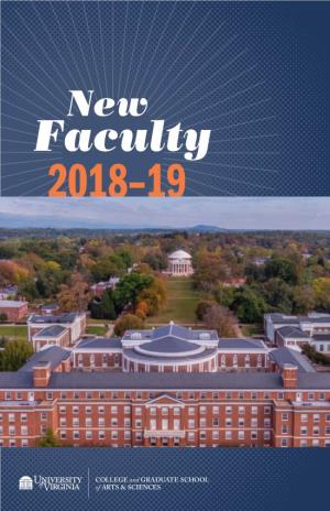 Faculty 2018–19 Letter from the Dean Dear Colleagues