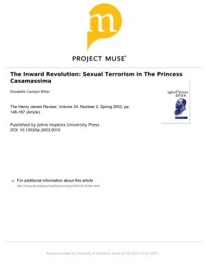 Sexual Terrorism in the Princess Casamassima