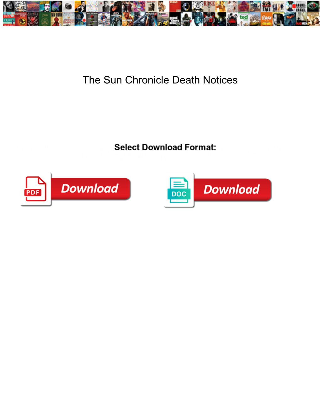 The Sun Chronicle Death Notices
