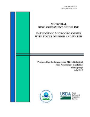 Microbial Risk Assessment Guideline