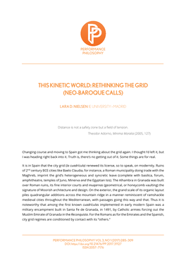 This Kinetic World: Rethinking the Grid (Neo-Baroque Calls)