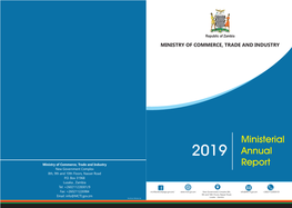 Commerce Report Annual Report