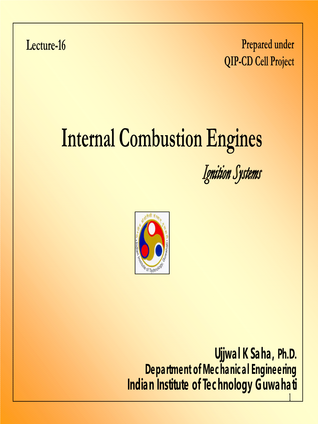 Internal Combustion Engines