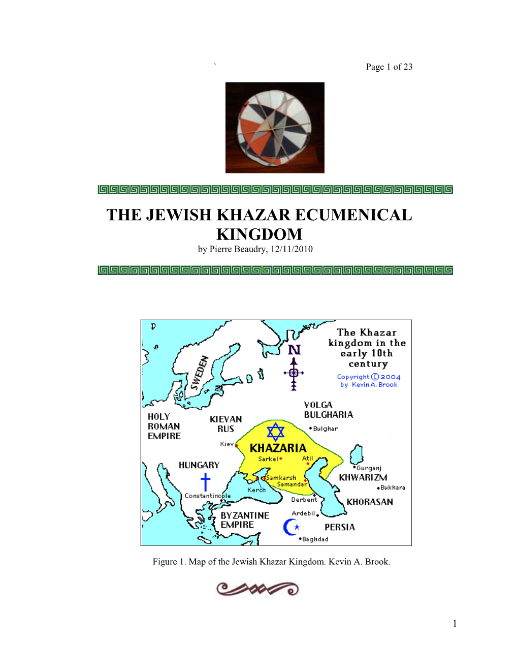 THE JEWISH KHAZAR ECUMENICAL KINGDOM by Pierre Beaudry, 12/11/2010