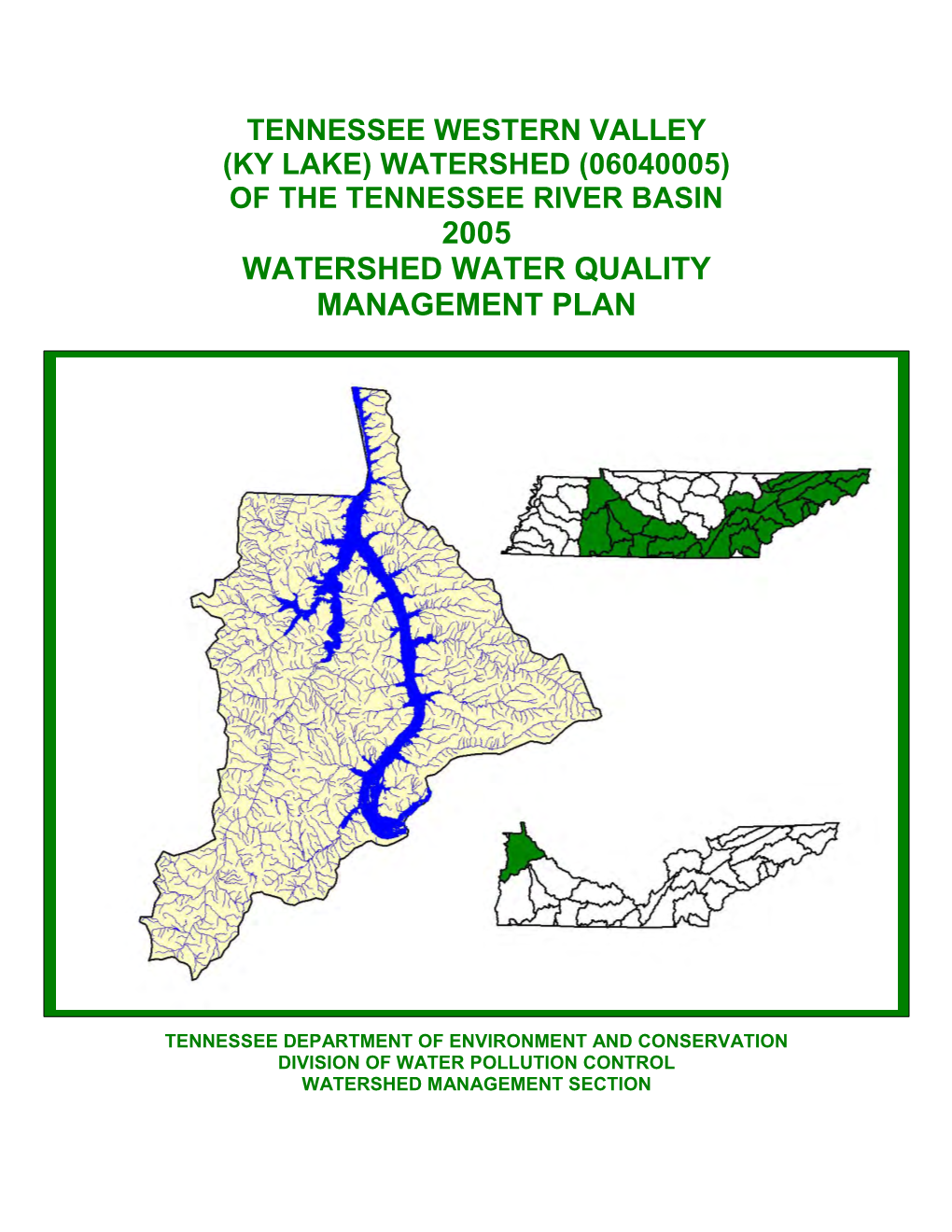 2005 Watershed Water Quality Management Plan