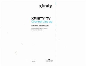 XFINITY®TV Channel Line Up