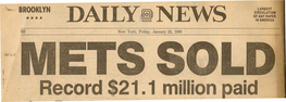 Joan Payson Family Sells the NY Mets