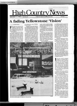 High Country News Vol. 23.10, June 3, 1991