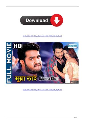 Ntr Baadshah 2013 Telugu Full Movie 1080P Full Hd Blu Ray Part 2
