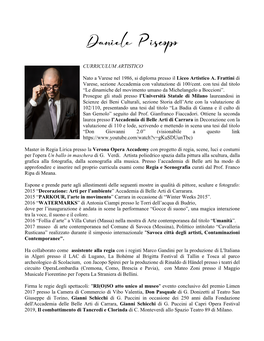 Biografia Daniele Piscopo