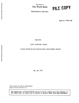 World Bank Document